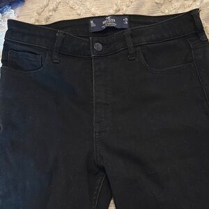 Hollister Black Skinny Jeans Smooth Denim